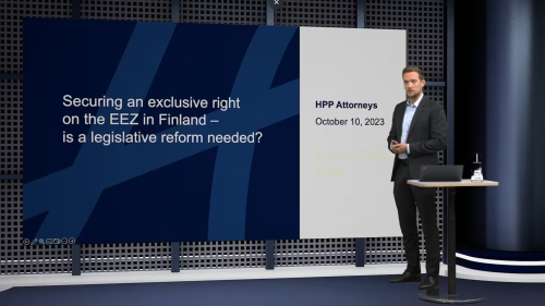 Securing an exclusive right on the EEZ in Finland